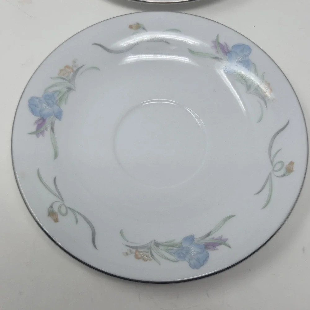 Vintage China Pearl Fine China Floral Saucers Lot – Liling China 2 6 1/4 1 7.5